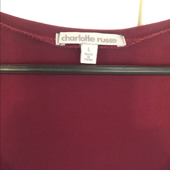 Large Short sleeve pocket shirt. Charlotte Russe - Picture 6 of 6